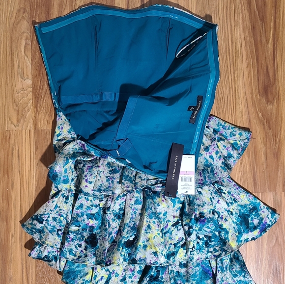 Cynthia Steffe Deep Jade Strapless Dress - Picture 5 of 5